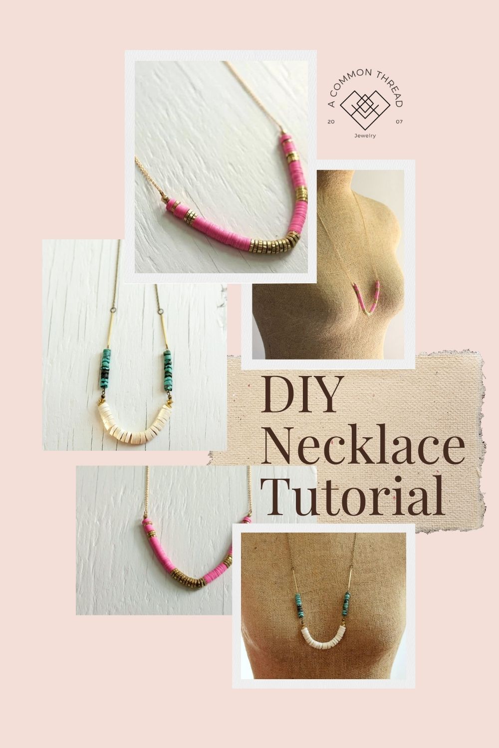 DIY necklace tutorial