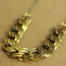 vintage brass necklace