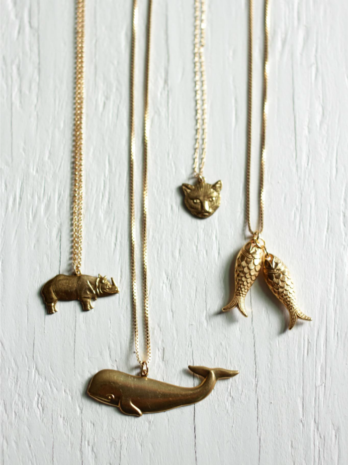 animal jewelry necklaces
