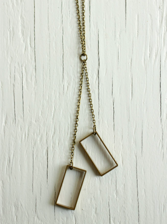 rectangle necklace