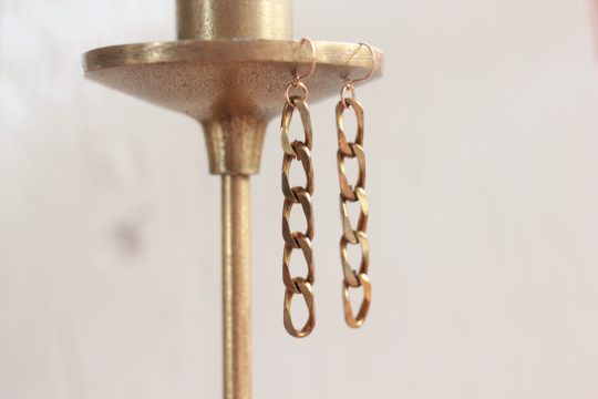 Simple chain link earrings