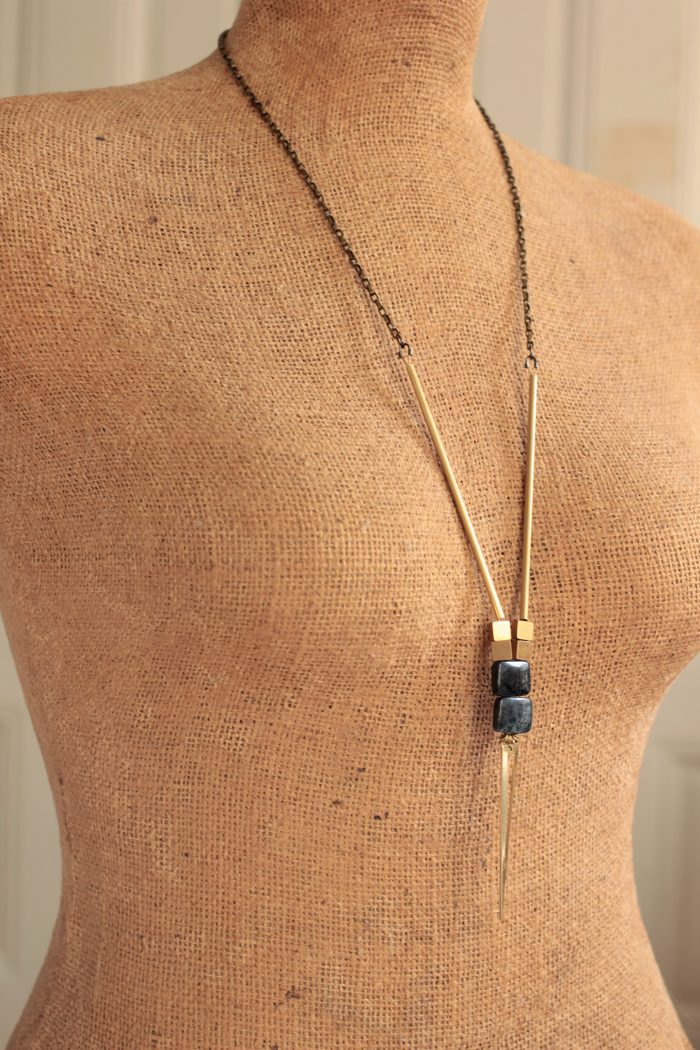 Long Spike Necklace