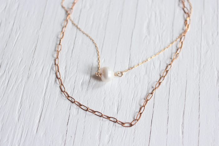 Unique handmade jewelry layering necklaces