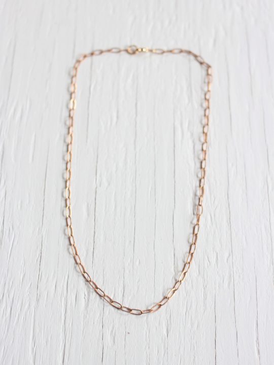 Paperclip chain necklace